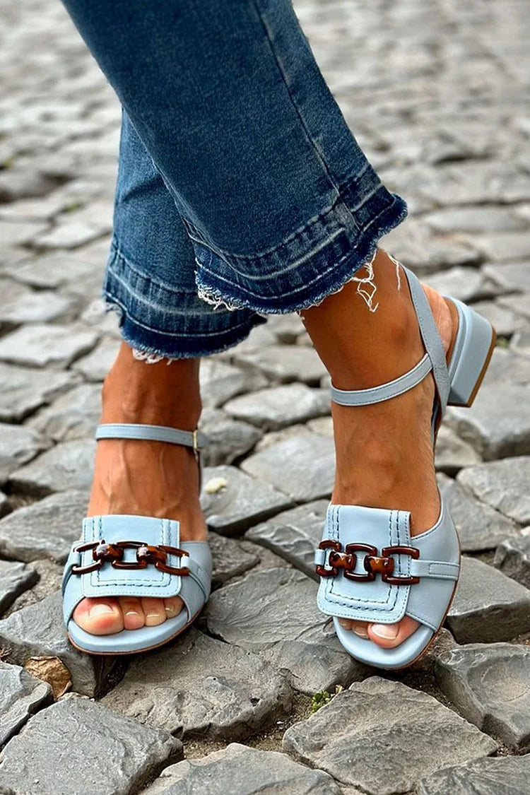 Azzurra | Eleganza Costiera Szandál