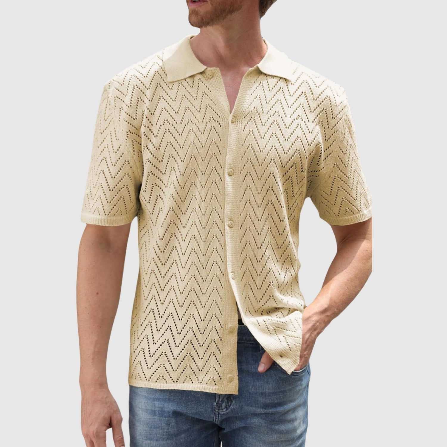 Árpád | Zsinórmintás modern elegáns póló