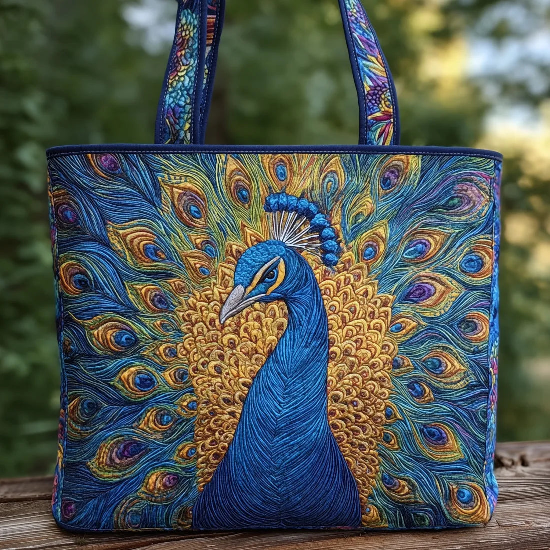 Handcrafted Bag - Peacock