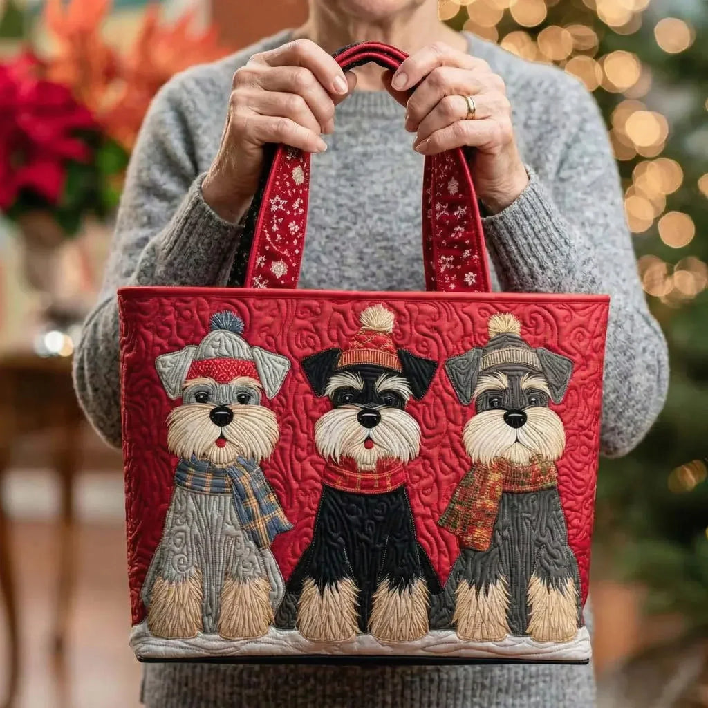Handcrafted Bag - Schnauzer Trio