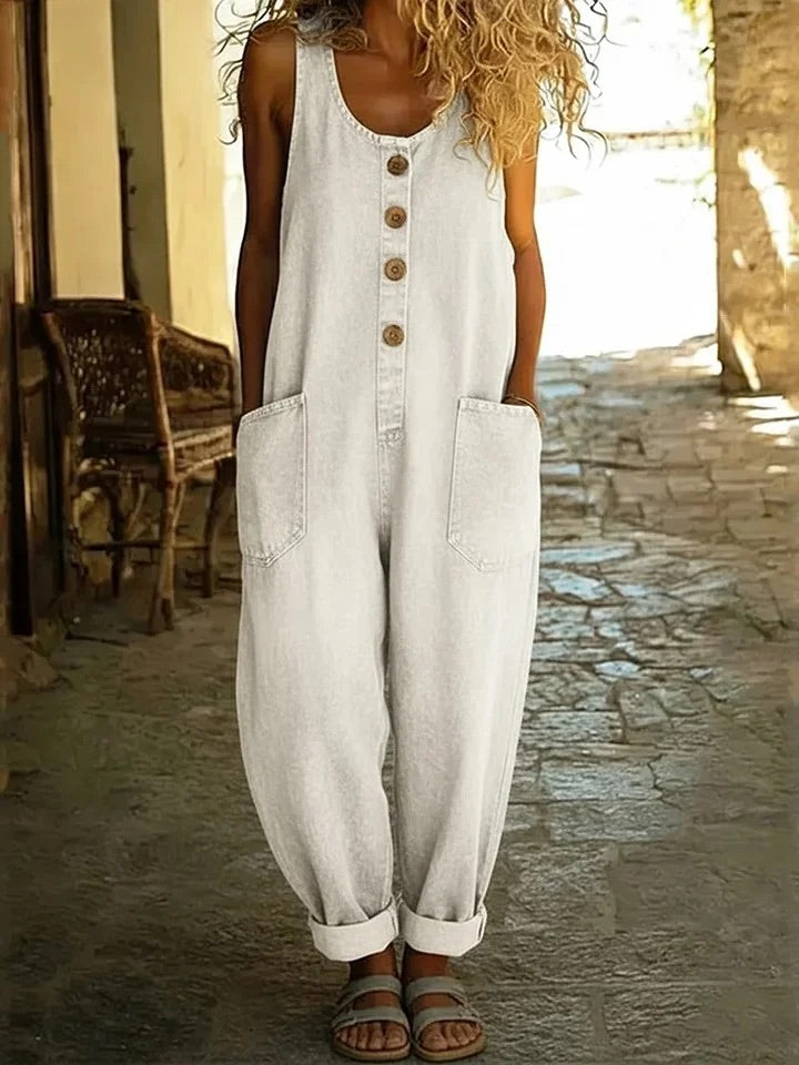 Saylor - Vintage Mosott Pamut Farmer Overall